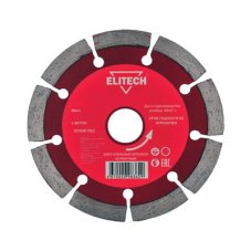 Диск алмазный д.350х25,4мм сегментный экстра бетон Elitech